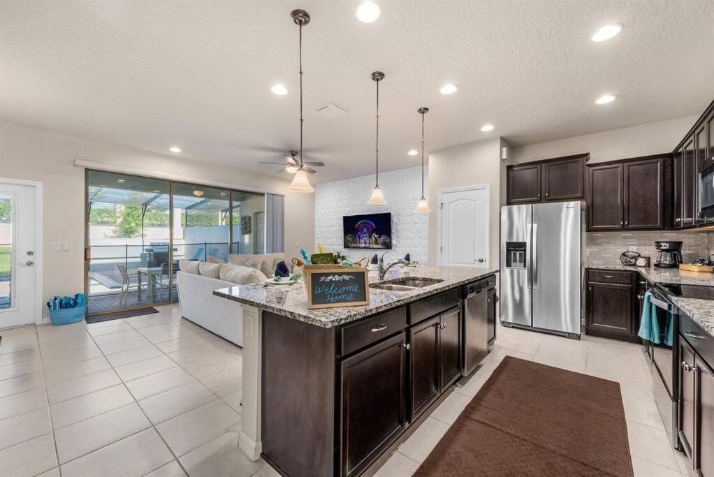 Amazing 5 Bedrooms Home With Pool/Bbq Near Disney Kissimmee Buitenkant foto