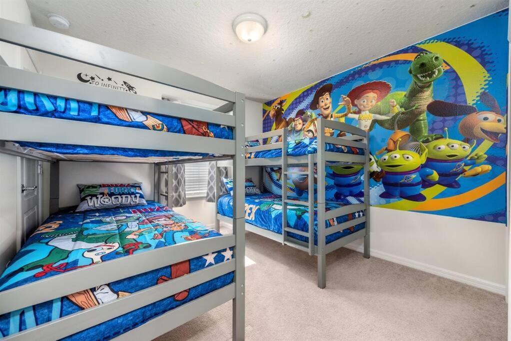 Amazing 5 Bedrooms Home With Pool/Bbq Near Disney Kissimmee Buitenkant foto